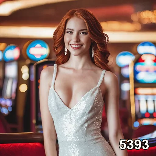 Dealer ao vivo em ambiente realista no Casino 5393